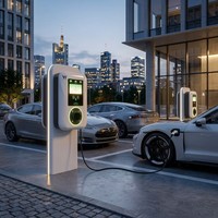 Station de recharge murale pour véhicules électriques de type 2, norme européenne, Wallbox 3 phases 7KW 11kW 22kW, station de recharge rapide à domicile