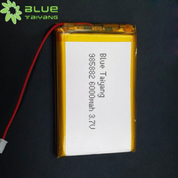 Batterie personnalisée à condensateur 6000 mAh, cellule 6000 mAh 985882 3,7 V 6000 mAh 22,2 Wh, batterie rechargeable