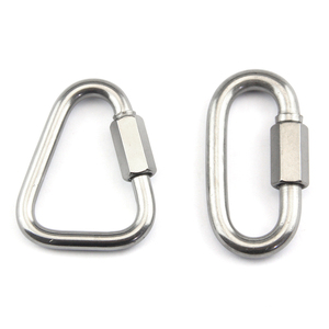 Anneau de connexion rapide en acier inoxydable 304 M3.5 M4-M14, mousqueton pour la randonnée, l'alpinisme et les maillons de chaîne - Product Image 2