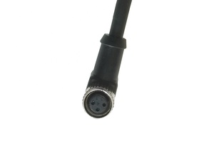สายเคเบิลตัวผู้ตัวเมีย 3 ขา แบบงอ 90 องศา ตัวเชื่อมต่อกันน้ำ - Product Image 3