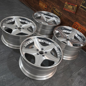 Custom 18 pollici <span class=keywords><strong>Vintage</strong></span> 3 pezzi ruota forgiata per <span class=keywords><strong>Mercedes</strong></span> W203 nuova condizione con finitura brillante - Product Image 5