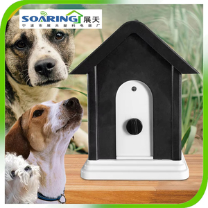Répulsif sans fil pour l'extérieur et l'intérieur, en forme de nichoir, ultrasonique, pour l'entraînement des animaux de compagnie, contrôle des aboiements des chiens de toutes races et tailles - Product Image 3