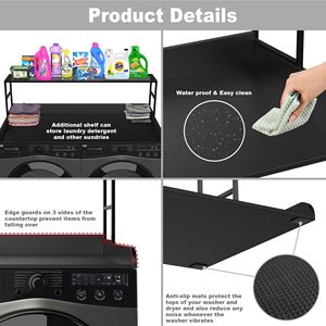 Gran oferta, lavadora de <span class=keywords><strong>repisa</strong></span> de seguridad, secadora, encimera, protector de lavandería, lavadora, secadora, encimera con estante para lavandería - Product Image 4
