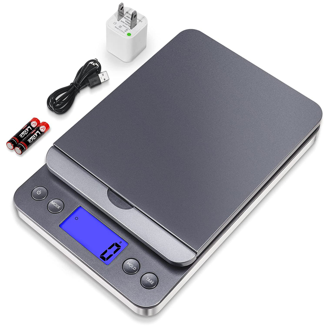 Accurate Postal Shipping Scale 39kg 40Kg Digital Postage Scale for Packages Postal Scale Flip Holder with Hold/Tare Function