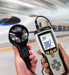 CEM DT-8893 เครื่องวัดความเร็วลมแบบเทอร์โม เครื่องวัดความเร็วลมแบบดิจิตอล เครื่องวัดความเร็วลมแบบพกพา มัลติฟังก์ชั่น จอ LCD - Product Image 1