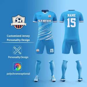 橙色足球服团队全套足球服定制足球服制造商 - Product Image 3