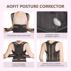 <span class=keywords><strong>Corrector</strong></span> <span class=keywords><strong>de</strong></span> hombro Corrección <span class=keywords><strong>de</strong></span> soporte <span class=keywords><strong>Corrector</strong></span> <span class=keywords><strong>de</strong></span> espalda para hombres y mujeres Cinturón lumbar <span class=keywords><strong>de</strong></span> espalda baja Fit Geno Posture - Product Image 2