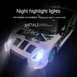Coche de Carreras RC de Alta Velocidad 1/24, Control Remoto por Radio 2.4G, Vehículo de Derrape, Cable USB, Juguetes de Carreras para Niños y Niñas - Product Image 2