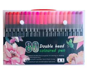 Wholesale <b>Watercolor</b> <b>Pen</b> Marker Colorful Double Headed <b>Watercolor</b> <b>Pen</b> Hot Sell - Product Image 6