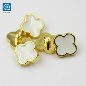 ABS Vàng Vòng hoa hình dạng nút vàng tùy chỉnh màu áo nút - Product Image 5