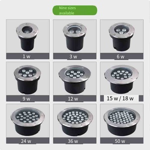 תאורת גינה נוף דק שביל קרקע עמיד למים 12V תאורת טרסה שקועה חיצונית תאורת דק שקועה - Product Image 5