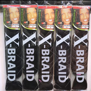 Cabello Sintético para Trenzas <span class=keywords><strong>Jumbo</strong></span> Pre-Estirado de 165g y 82 Pulgadas, Estilo Afro Yaki, Extensiones de Cabello para Crochet, Venta Directa de Fábrica - Product Image 2