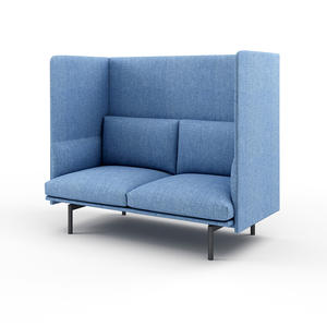 Salle d'attente de luxe salle de réunion canapé haute cloison arrière insonorisé salon de réception privée canapé de bureau - Product Image 3