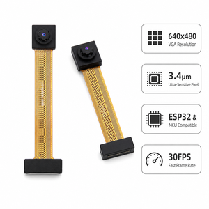 Module de caméra OEM 0,3MP GC0308 DVP 24 broches 640x480 30fps avec FPC long pour matériel embarqué personnalisé - Product Image 1