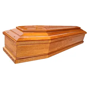 ヨーロッパスタイルの棺と棺、肩当て材25mm厚