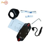 Jinta Super Large Dot Matrix LED-Beleuchtungsbereich, große Dot-Matrix, USB-aufladbares Fahrrad-Rücklicht