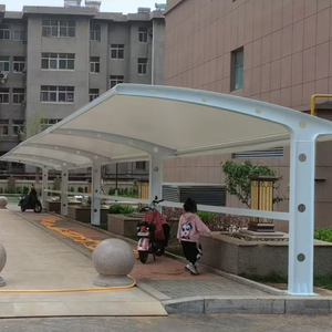 Customized Architectural Membrane Padel Tennis Sports Court Cover Tensile Structure PVDF Fire Resistant Eco Friendly for Indoor - Product Image 5