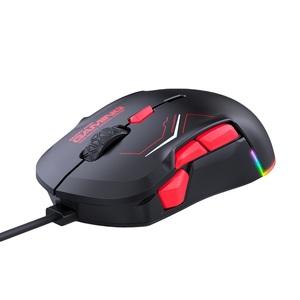Lyx122 Chuột Chơi Game Có Dây Với 9 Nút 800-4800Dpi RGB + Chạy Ánh Sáng USB Bện Cáp Lập Trình Nút - Product Image 2