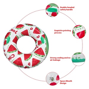 Mùa hè Sản phẩm mới phim hoạt hình PVC Inflatable Float cho hồ bơi ngoài trời dày xử lý cho người mới bắt đầu - Product Image 4