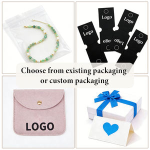 Collier superposé tendance pour femme avec perles naturelles et aventurine, style vacances, bijoux verts à la mode - Product Image 2