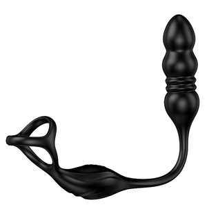 Anillos para el Pene con Modos de Empuje y Vibración, Vibrador con Control Remoto, Masajeador de Próstata, Juguetes Sexuales Anales para Hombres - Product Image 3