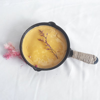 Poêle en fonte moderne pour fondants de bougies en cubes – Aromathérapie écologique pour usage intérieur, poêle à bougies colorée