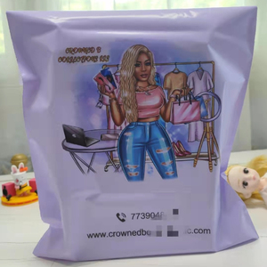 Sobres <span class=keywords><strong>de</strong></span> Poliéster Dorados Mate con Logotipo Personalizado, Bolsas <span class=keywords><strong>de</strong></span> Envío para Ropa, Calcetines, Zapatos y Pieles - Product Image 6