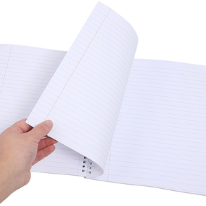 Carnet à spirale personnalisé en usine, lignes détachables, 80 feuilles, papier blanc, perforation, lignage collège, format A4, cahiers scolaires - Product Image 2
