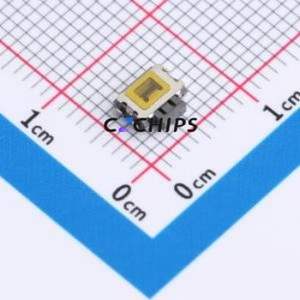 C5E1702120 Tactile Switch SMD-4P,4.7x3.6mm Switch Single Pole Single Throw Square Button 2.6N 4.7mm - Product Image 1