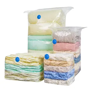 Three-Dimensional Vacuum Bags For Quilt Bedding Cube Space Saver Storage Bag Wardrobe Closet Organizer No Leak