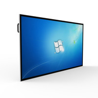 Pizarra Interactiva Inteligente 4K Android 16 Octa Core 8GB 128GB con Pantalla Táctil IR, Doble Sistema Operativo y Ranura OPS para Educación y Negocios