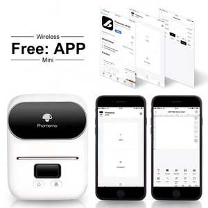 Gran oferta M110 mini impresora térmica portátil para precio de envío joyería ropa etiqueta <span class=keywords><strong>CaBLE</strong></span> etiqueta - Product Image 4