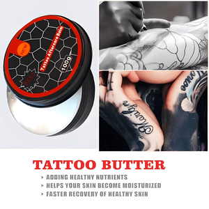 Hadiyah Eigenmarke Haut feuchtigkeitsspendende Tattooreparatur Butter Balsam-Stick <span class=keywords><strong>Tattoo</strong></span>-Verstärker Tattooausstattung - Product Image 2