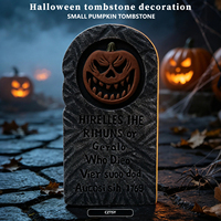 Nouvelle Décoration d'Halloween 2026 : Petite Citrouille de 40,5 cm, Pierre Tombale, Maison Hantée, Chambre Secrète, Accessoires et Ornements de Cour