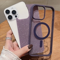 Étui de téléphone en acrylique coloré magnétique de 1,5 mm d'épaisseur, résistant aux chocs, anti-chute, anti-empreintes digitales, antidérapant, fabriqué en Guangdong pour iPhone