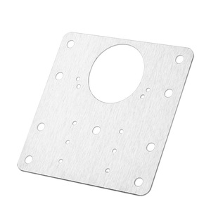 Plaque de réparation pour porte d'armoire en acier inoxydable, 6 mm d'épaisseur, renfort durable pour la fixation des charnières et la réparation des dommages des panneaux latéraux - Product Image 4