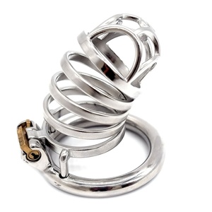 Jaula de Castidad Masculina FRRK de 6.8cm, Candado de Bondage BDSM, Jaula de Castidad de Acero Inoxidable para Pene, Jaula de Castidad para Hombres - Product Image 2