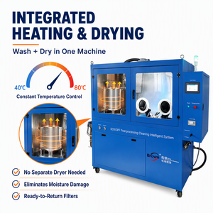 Máquina de Limpieza de Filtros DPF BROWN, <span class=keywords><strong>Limpiador</strong></span> de Filtros de Partículas Diésel con Convertidor <span class=keywords><strong>Catalítico</strong></span> Visible, Acero Inoxidable 304 - Product Image 3