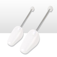 En plastique Réglable Chaussure Arbre Civière Supporter Chaussures Forme Gardien Botte Titulaire Shaper avec Tension Ressort Bobine pour Hommes et Femmes