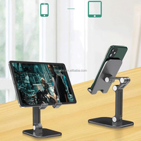Support de téléphone portable de bureau pliable en gros pour tablette Table flexible Angle de bureau Support de téléphone portable intelligent réglable en hauteur