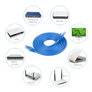 สายเคเบิล Cat6 หรือสายอีเธอร์เน็ต RJ45 ประกอบสำเร็จรูปจากโรงงานโดยตรง ขนาด 24AWG UTP ความยาว 1 ม. 1.5 ม. 2 ม. สายแพทช์ RJ45 สายแลนอีเธอร์เน็ต - Product Image 5