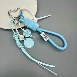 <b>Bag</b> Hanging Materials Wholesale New Smiling Face <b>Bag</b> Charm Keychain Lanyard Pendant Mobile Phone Pendant <b>Key</b> Chain Accessories - Product Image 3