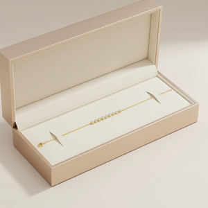 ซัพพลายเออร์ฮ่องกง ขายส่ง กำไลข้อมือทองคำแท้ 18K ดีไซน์ทันสมัย ประดับเพชรแท้ ปรับขนาดได้ สำหรับผู้หญิง สวมใส่ได้ทุกวัน - Product Image 3