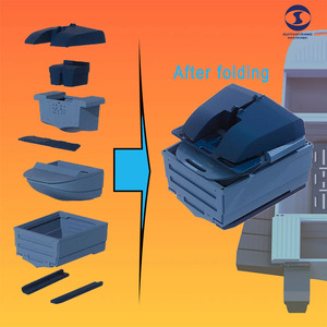 <span class=keywords><strong>Bateau</strong></span> <span class=keywords><strong>de</strong></span> pêche en plastique pliable en HDPE, pouvant être chargé dans un SUV - Product Image 4