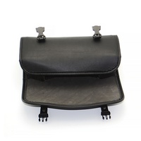 MJMOTO-Sac à Outils Rétro en Cuir pour Fourche Avant de Moto, Fourche, Guidon, Spacieux, Étanche, Bagages