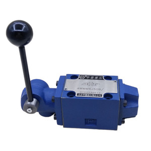 วาล์วควบคุมทิศทางแบบแมนนวล Beijing Huade Hydraulics รุ่น 4WMM6J50B แรงดัน 315 บาร์ อัตราการไหล 160 ลิตร/นาที ช่องต่อ 1/2 นิ้ว - Product Image 1