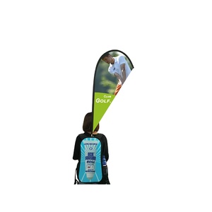 WeiHai 2022Patente en movimiento Publicidad Street Teardrop <span class=keywords><strong>Banner</strong></span> Walking Billboard Mochila Feather Beach Flag para publicidad - Product Image 2