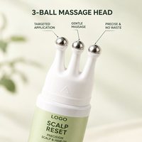 Huile capillaire Roll-on pour le cuir chevelu 30ml – Traitement équilibrant et nourrissant au Squalane, Romarin et Menthe – Non grasse – OEM ODM