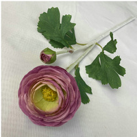 Bouquet de fleurs artificielles en soie Lureen à deux têtes, style européen, pour la décoration intérieure et les mariages (vente en gros)