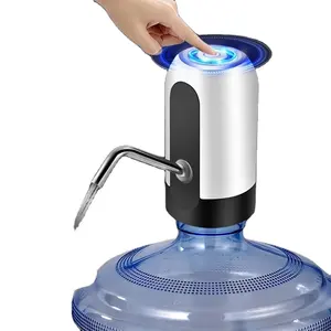 על מכירת מים Dispenser משאבת שתיית בקבוק Dispensador De Agua Para Botellon חשמלי אוטומטי נטענת Usb חכם לבן